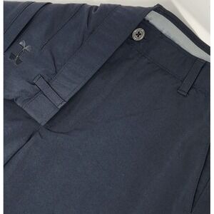 Under Armour HeatGear Match Play Golf Shorts Men's‎ 36 Black 11" Inseam EUC